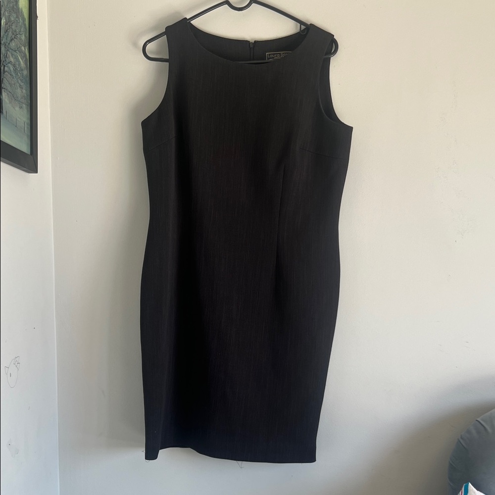 Laura Scott Classic Black Mini Dress. CAJA. #. 1